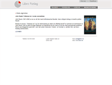 Tablet Screenshot of libro.no